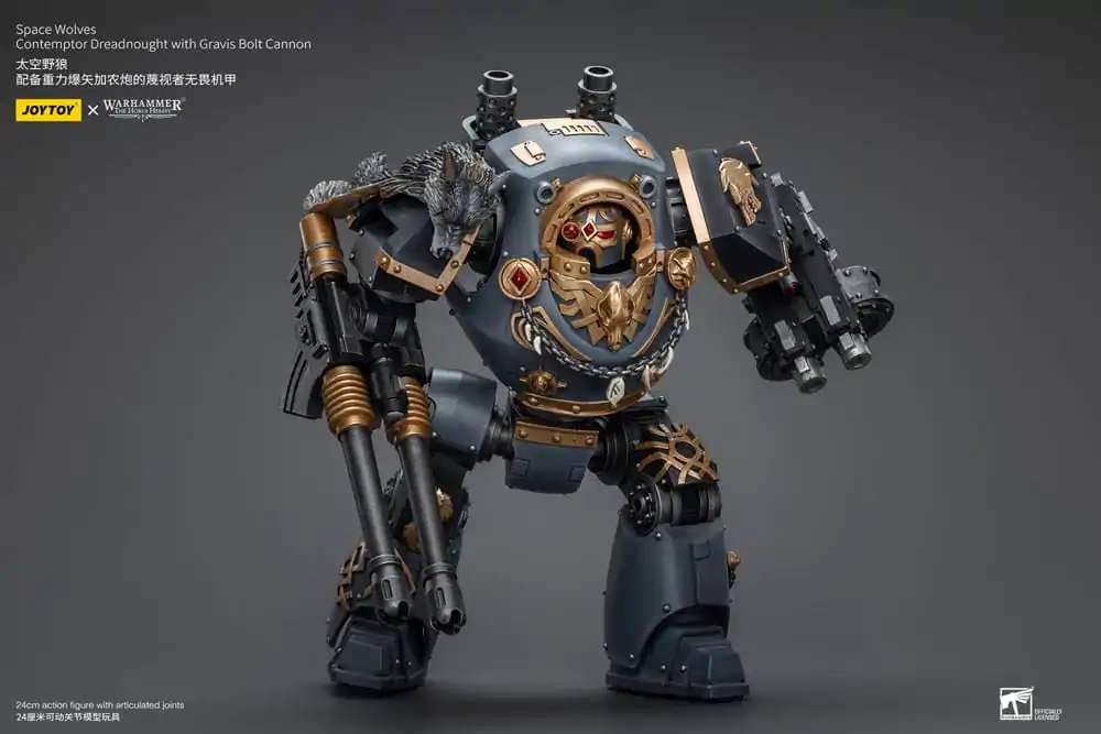 Warhammer The Horus Heresy Akčná figúrka 1/18 Space Wolves Contemptor Dreadnought s Gravis Bolt Cannon 12 cm termékfotó