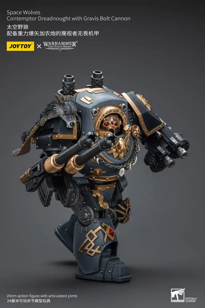 Warhammer The Horus Heresy Akčná figúrka 1/18 Space Wolves Contemptor Dreadnought s Gravis Bolt Cannon 12 cm termékfotó