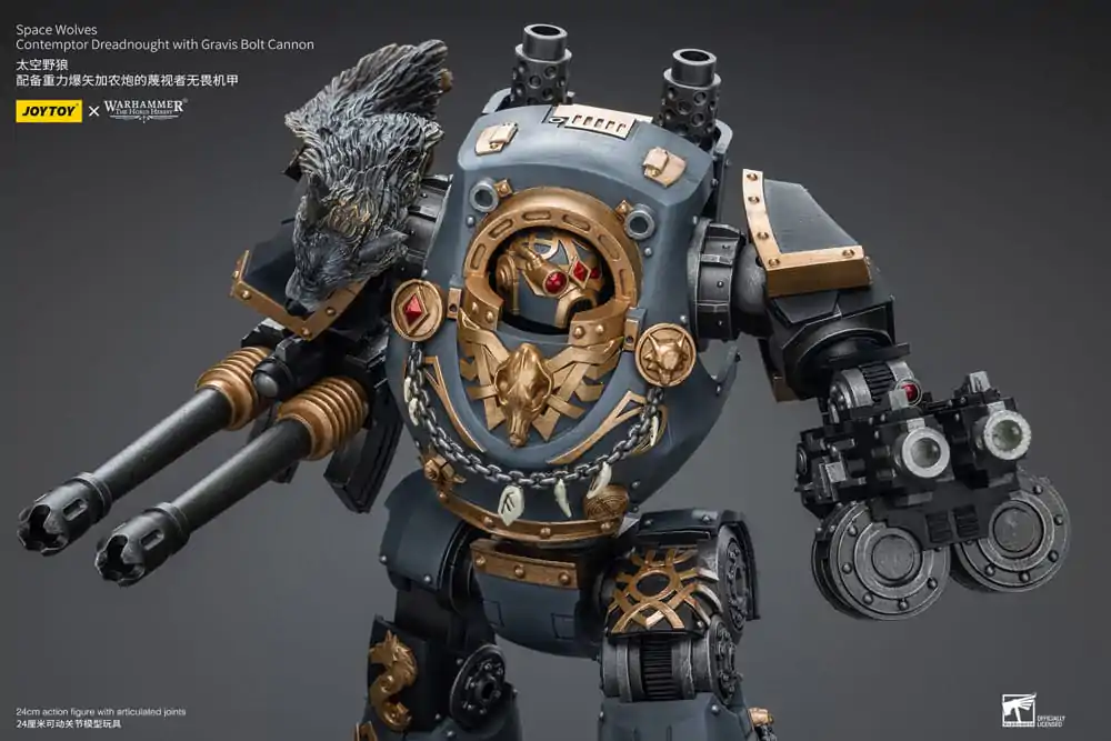 Warhammer The Horus Heresy Akčná figúrka 1/18 Space Wolves Contemptor Dreadnought s Gravis Bolt Cannon 12 cm termékfotó