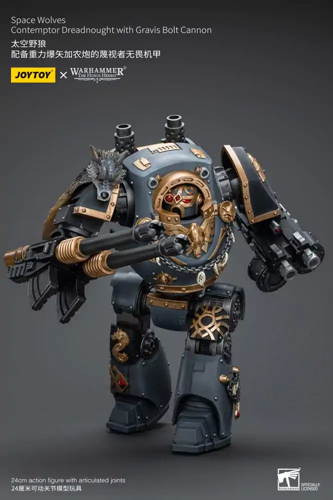 Warhammer The Horus Heresy Akčná figúrka 1/18 Space Wolves Contemptor Dreadnought s Gravis Bolt Cannon 12 cm termékfotó