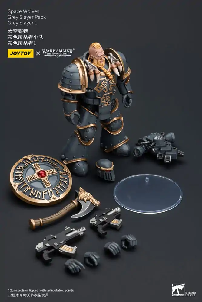 Warhammer The Horus Heresy Action Figure 1/18 Space Wolves Grey Slayer Pack Grey Slayer 1 12 cm termékfotó