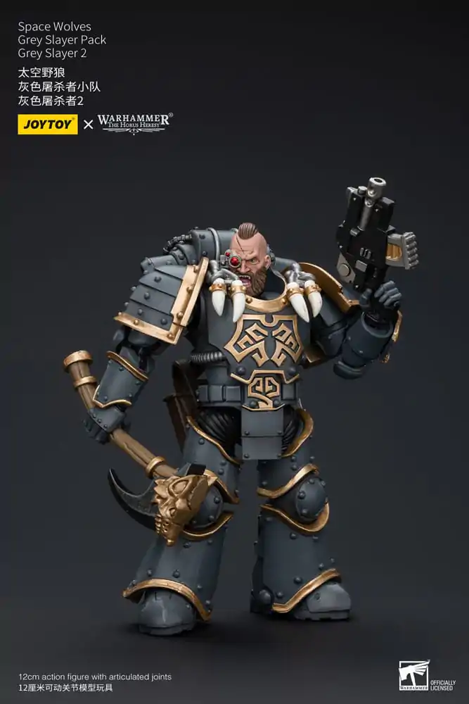 Warhammer The Horus Heresy Akčná figúrka 1/18 Space Wolves Grey Slayer Pack Grey Slayer 2 12 cm termékfotó