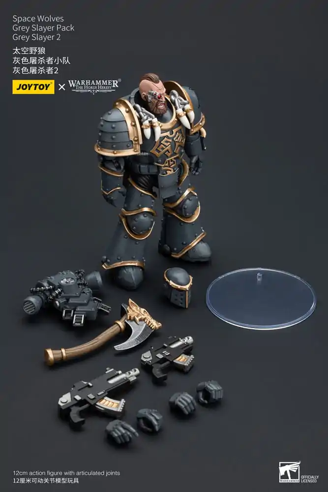 Warhammer The Horus Heresy Akčná figúrka 1/18 Space Wolves Grey Slayer Pack Grey Slayer 2 12 cm termékfotó