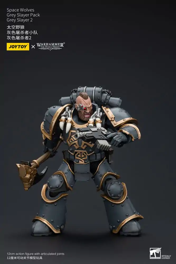 Warhammer The Horus Heresy Akčná figúrka 1/18 Space Wolves Grey Slayer Pack Grey Slayer 2 12 cm termékfotó