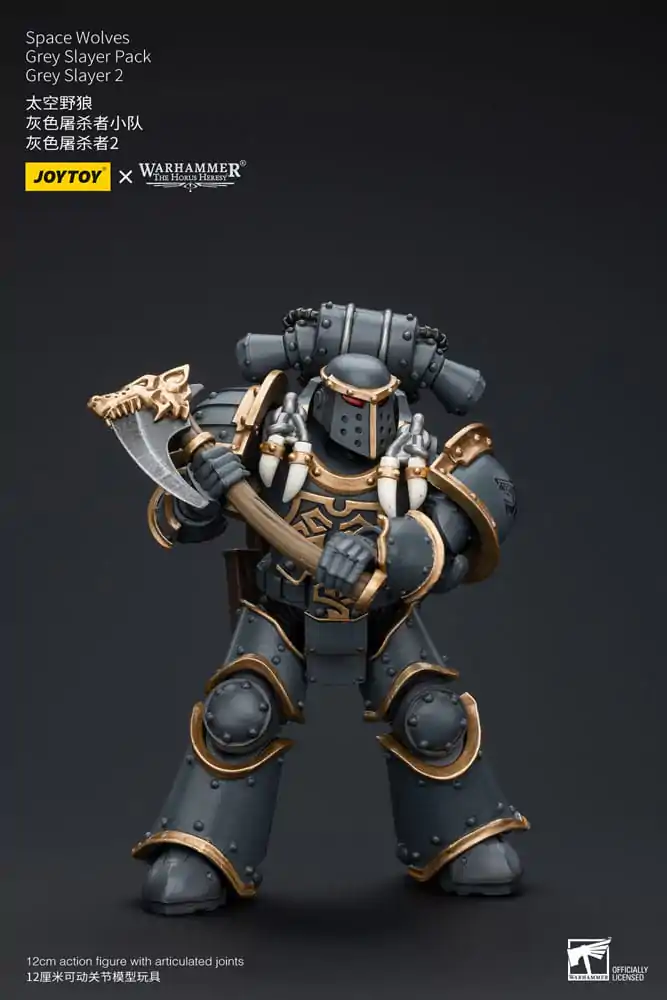 Warhammer The Horus Heresy Akčná figúrka 1/18 Space Wolves Grey Slayer Pack Grey Slayer 2 12 cm termékfotó