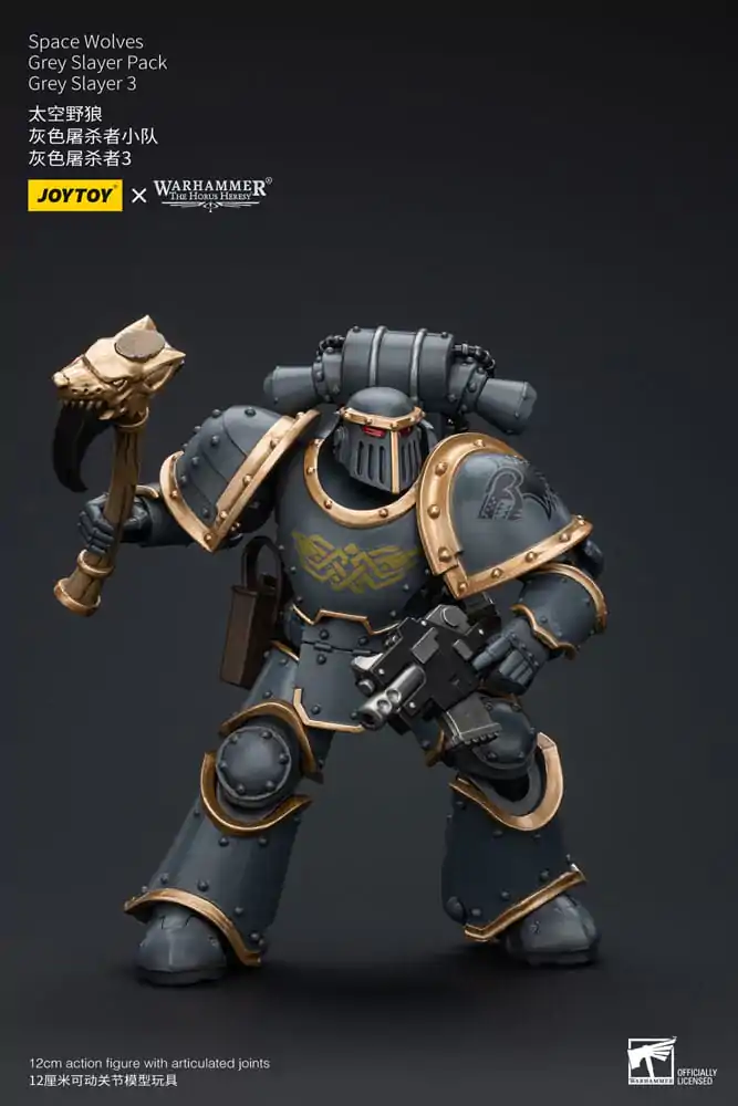 Warhammer The Horus Heresy Akčná figúrka 1/18 Space Wolves Grey Slayer Pack Grey Slayer 3 12 cm termékfotó