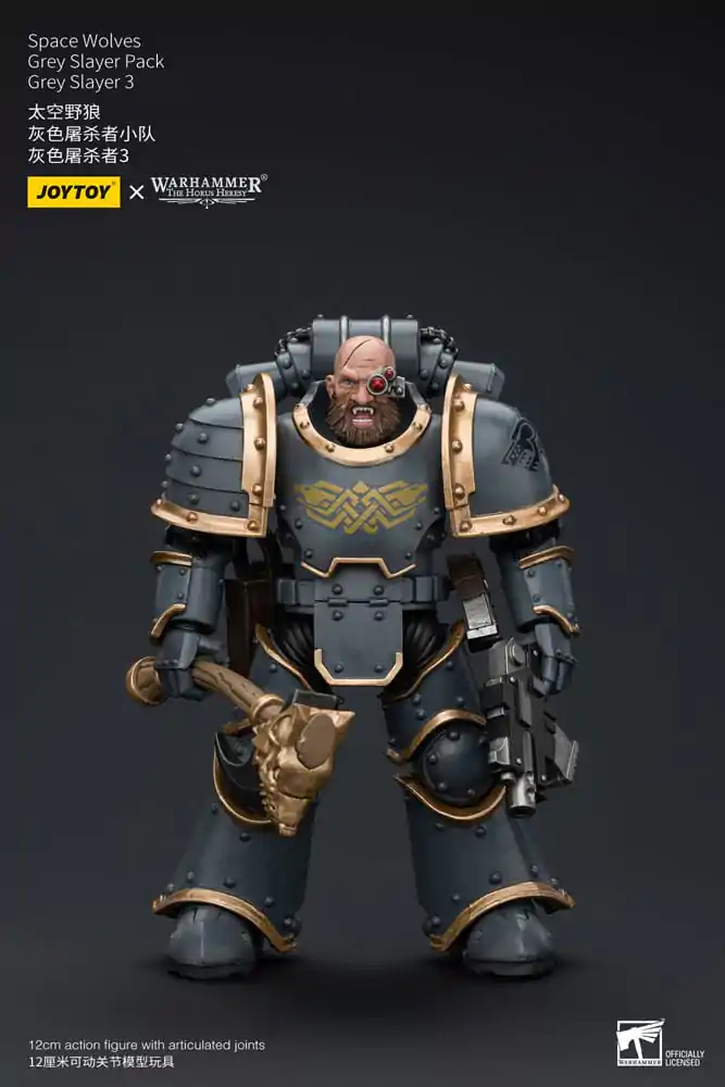 Warhammer The Horus Heresy Akčná figúrka 1/18 Space Wolves Grey Slayer Pack Grey Slayer 3 12 cm termékfotó