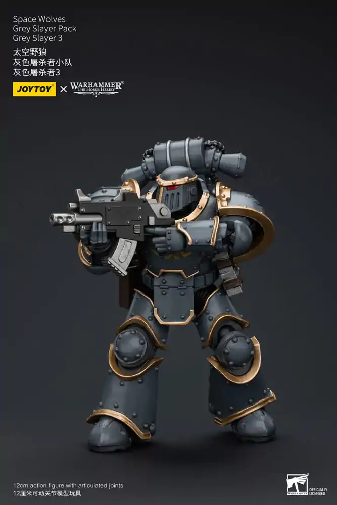 Warhammer The Horus Heresy Akčná figúrka 1/18 Space Wolves Grey Slayer Pack Grey Slayer 3 12 cm termékfotó