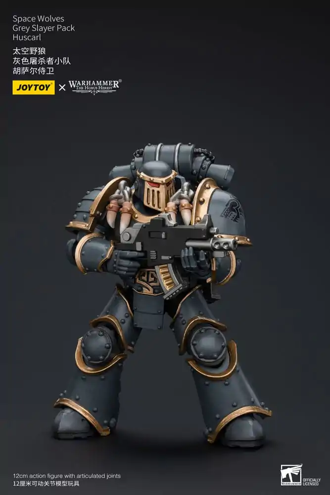 Warhammer The Horus Heresy Akčná figúrka 1/18 Space Wolves Grey Slayer Pack Huscarl 12 cm termékfotó