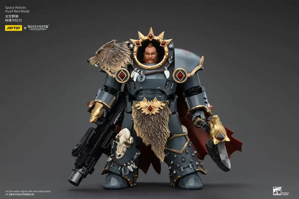 Akčná figúrka Warhammer The Horus Heresy 1/18 Space Wolves Hvarl Red-Blade 14 cm termékfotó