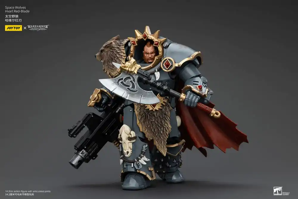 Akčná figúrka Warhammer The Horus Heresy 1/18 Space Wolves Hvarl Red-Blade 14 cm termékfotó