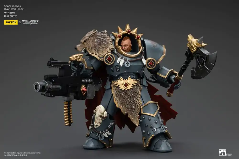 Akčná figúrka Warhammer The Horus Heresy 1/18 Space Wolves Hvarl Red-Blade 14 cm termékfotó