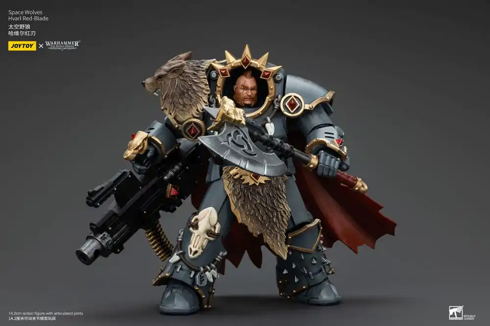 Akčná figúrka Warhammer The Horus Heresy 1/18 Space Wolves Hvarl Red-Blade 14 cm termékfotó