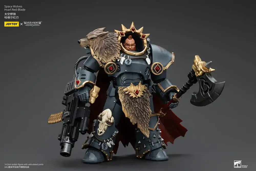 Akčná figúrka Warhammer The Horus Heresy 1/18 Space Wolves Hvarl Red-Blade 14 cm termékfotó