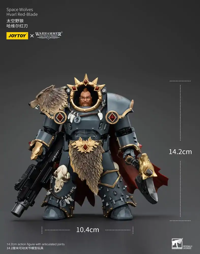 Akčná figúrka Warhammer The Horus Heresy 1/18 Space Wolves Hvarl Red-Blade 14 cm termékfotó