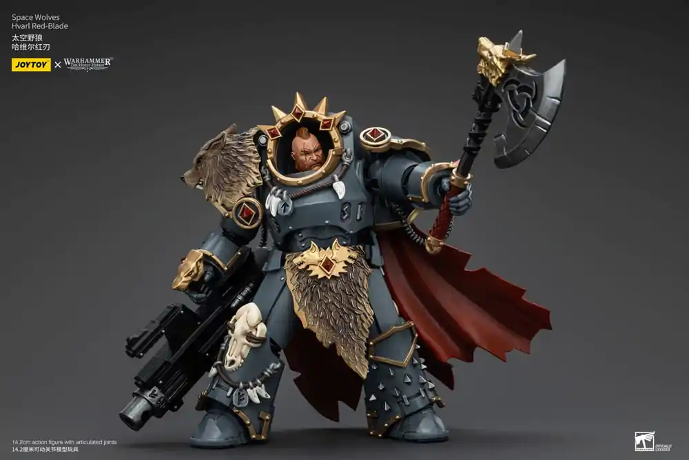 Akčná figúrka Warhammer The Horus Heresy 1/18 Space Wolves Hvarl Red-Blade 14 cm termékfotó