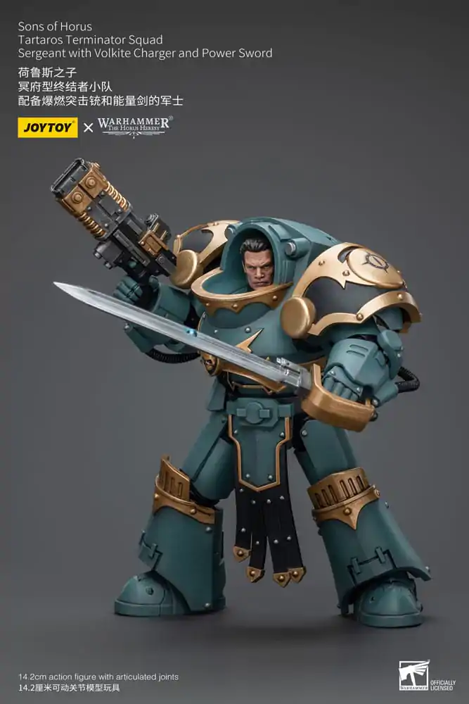 Warhammer The Horus Heresy Akčná figúrka 1/18 Tartaros Terminator Squad Sergeant With Volkite Charger And Power Sword 12 cm termékfotó