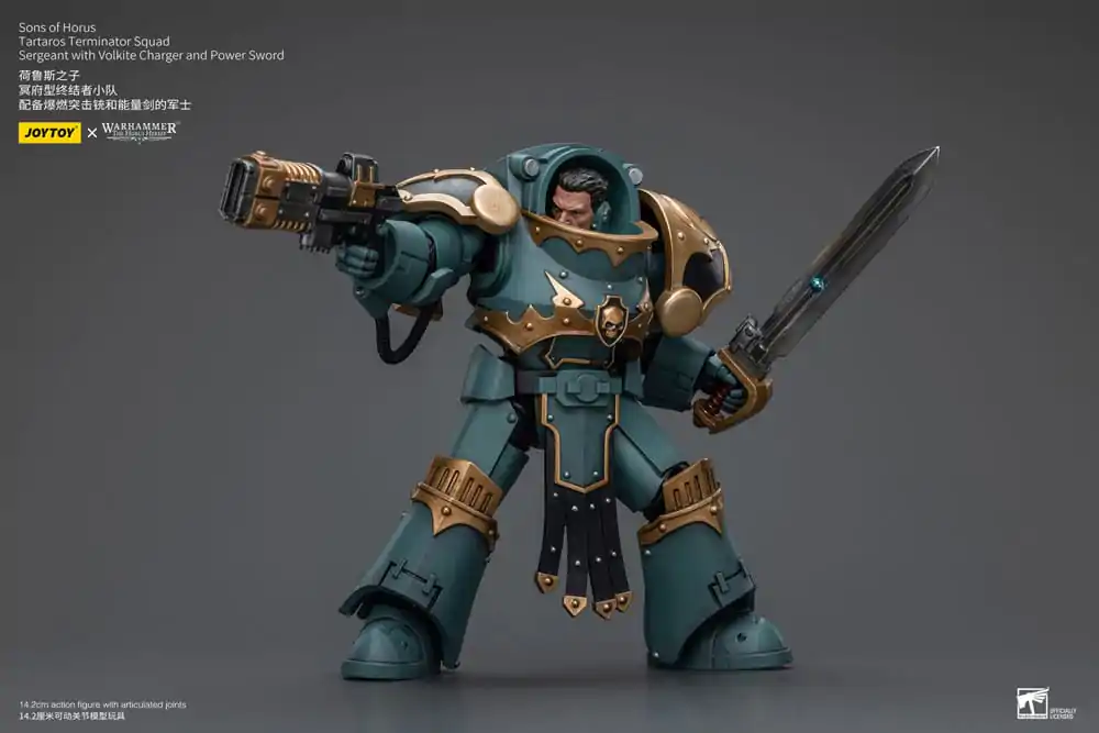 Warhammer The Horus Heresy Akčná figúrka 1/18 Tartaros Terminator Squad Sergeant With Volkite Charger And Power Sword 12 cm termékfotó