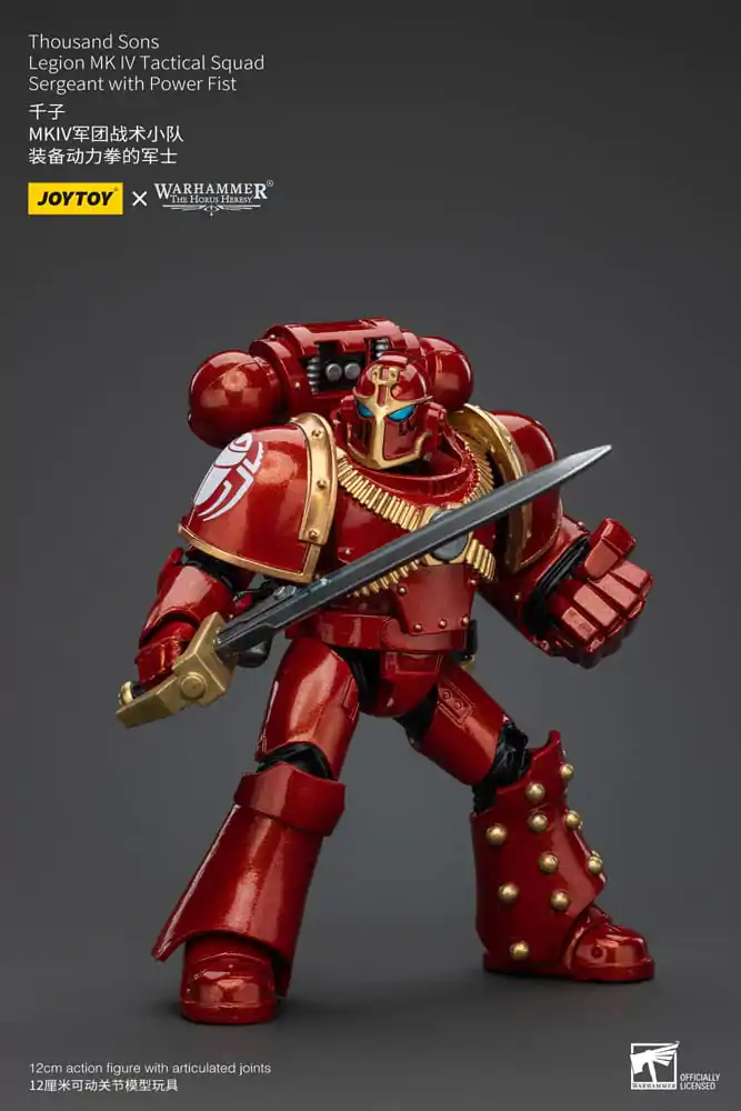 Warhammer The Horus Heresy Akčná figúrka 1/18 Thousand Sons Legion MK IV Tactical Squad Sergeant with Power Fist 12 cm termékfotó