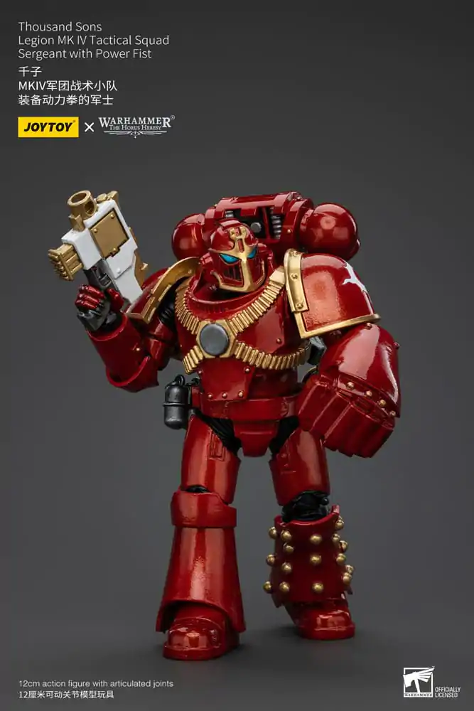 Warhammer The Horus Heresy Akčná figúrka 1/18 Thousand Sons Legion MK IV Tactical Squad Sergeant with Power Fist 12 cm termékfotó