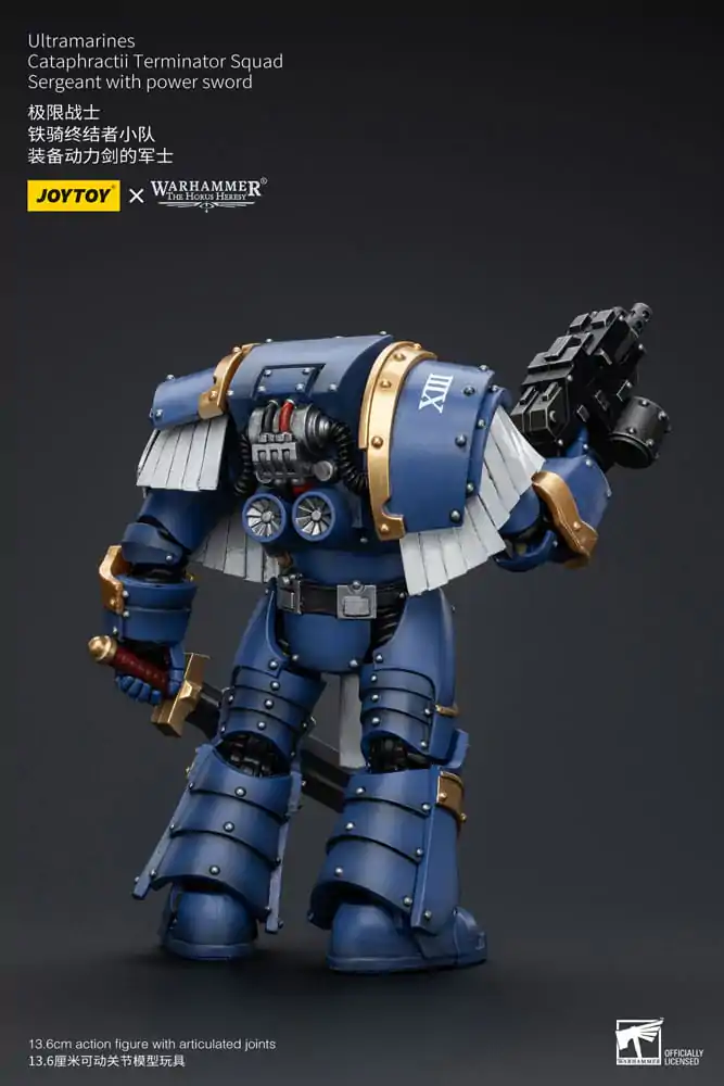 Warhammer The Horus Heresy Akčná figúrka 1/18 Ultramarines Cataphractii Terminator Squad Sergeant s Power Sword 14 cm produktová fotografia