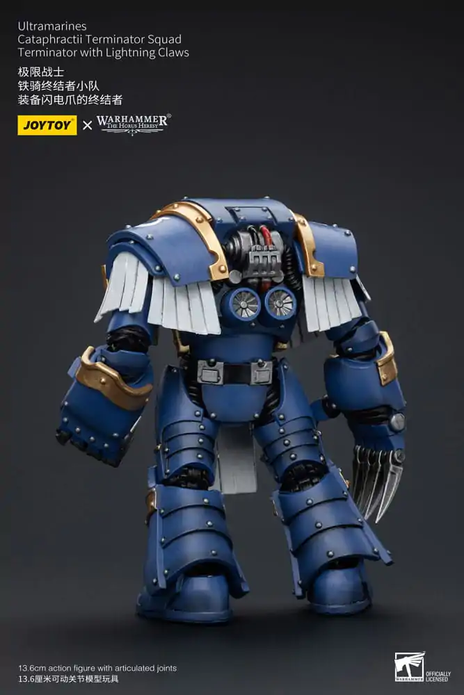 Warhammer The Horus Heresy Akčná figúrka 1/18 Ultramarines Cataphractii Terminator Squad Terminator s Lightning Claws 14 cm produktová fotografia