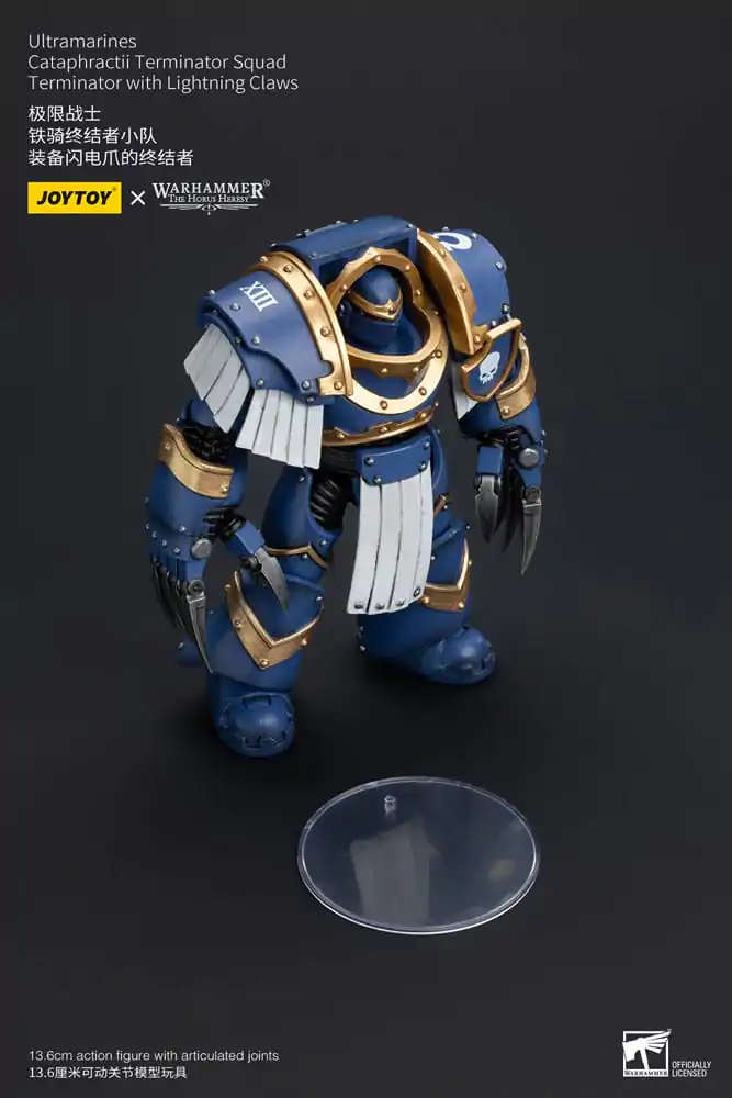 Warhammer The Horus Heresy Akčná figúrka 1/18 Ultramarines Cataphractii Terminator Squad Terminator s Lightning Claws 14 cm produktová fotografia