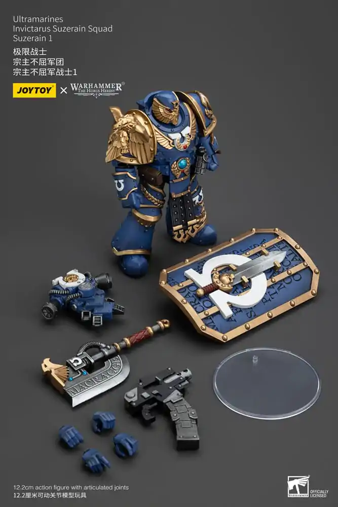 Warhammer The Horus Heresy Akčná figúrka 1/18 Ultramarines Invictarus Suzerain Squad Suzerain 1 12 cm termékfotó