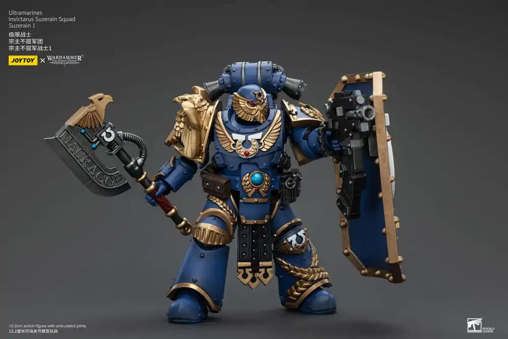 Warhammer The Horus Heresy Akčná figúrka 1/18 Ultramarines Invictarus Suzerain Squad Suzerain 1 12 cm termékfotó