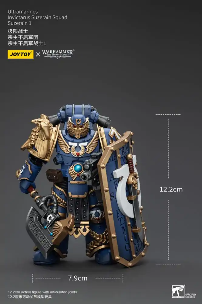 Warhammer The Horus Heresy Akčná figúrka 1/18 Ultramarines Invictarus Suzerain Squad Suzerain 1 12 cm termékfotó