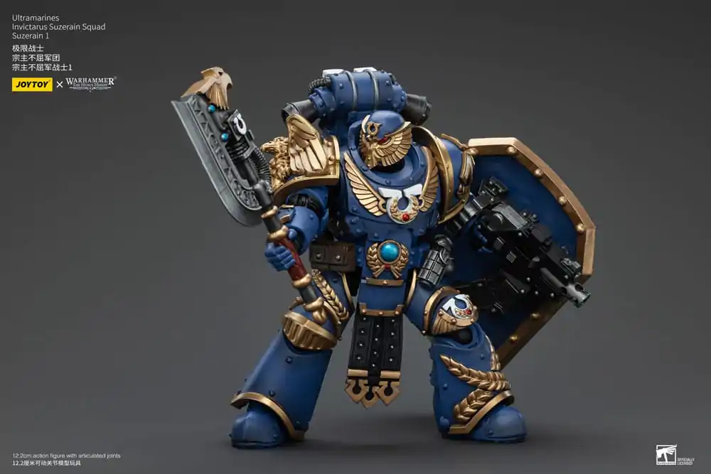 Warhammer The Horus Heresy Akčná figúrka 1/18 Ultramarines Invictarus Suzerain Squad Suzerain 1 12 cm termékfotó