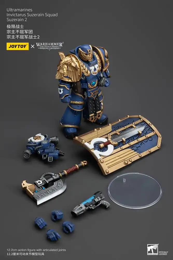 Warhammer The Horus Heresy Akčná figúrka 1/18 Ultramarines Invictarus Suzerain Squad Suzerain 2 12 cm termékfotó