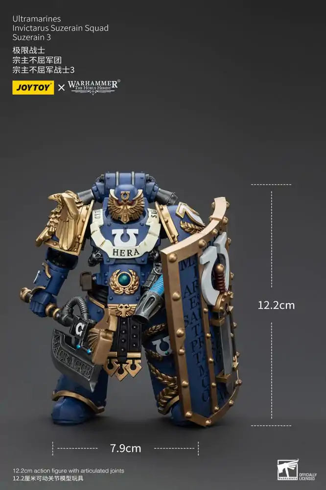 Warhammer The Horus Heresy akčná figúrka 1/18 Ultramarines Invictarus Suzerain Squad Suzerain 3 12 cm termékfotó