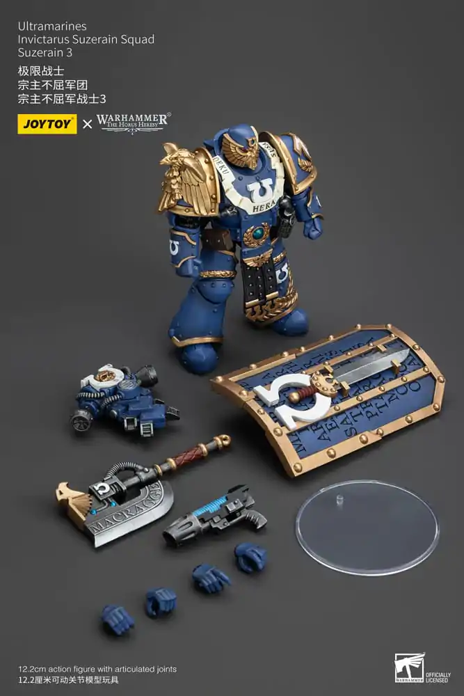 Warhammer The Horus Heresy akčná figúrka 1/18 Ultramarines Invictarus Suzerain Squad Suzerain 3 12 cm termékfotó