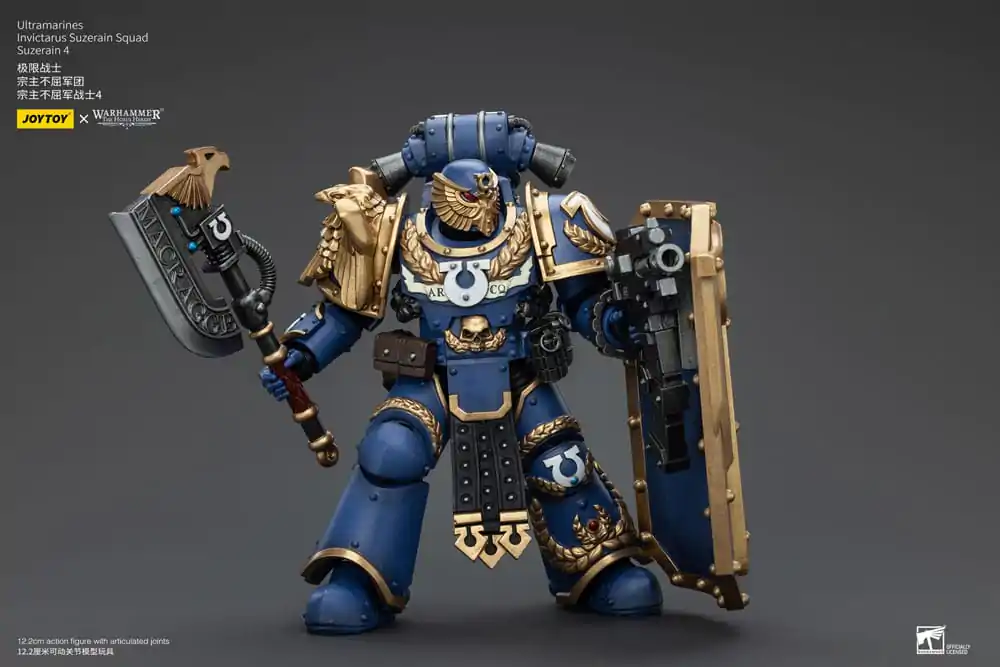 Warhammer The Horus Heresy Akčná figúrka 1/18 Ultramarines Invictarus Suzerain Squad Suzerain 4 12 cm termékfotó