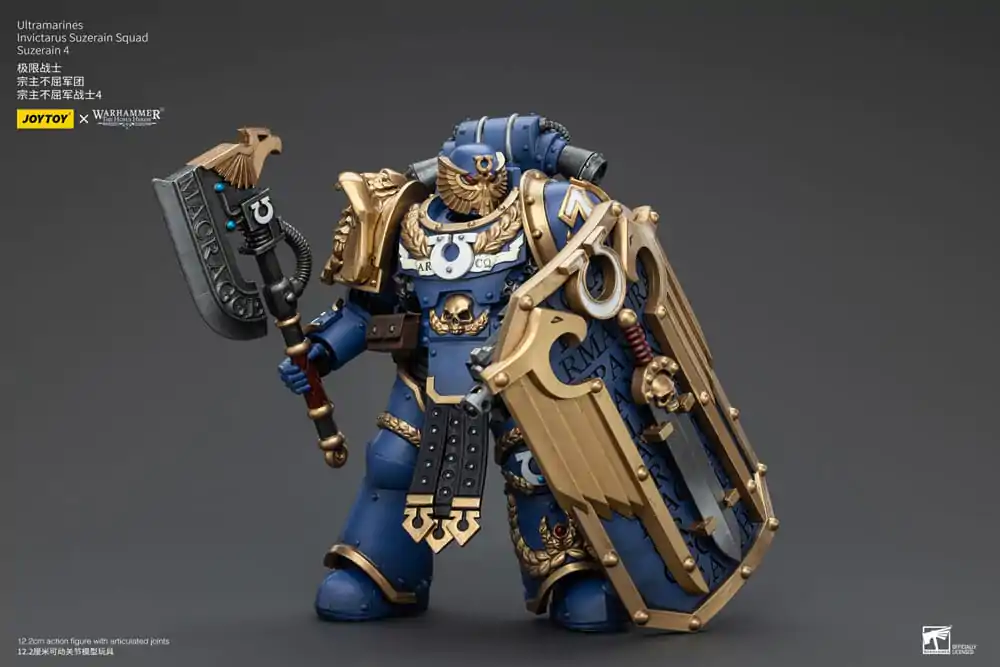 Warhammer The Horus Heresy Akčná figúrka 1/18 Ultramarines Invictarus Suzerain Squad Suzerain 4 12 cm termékfotó