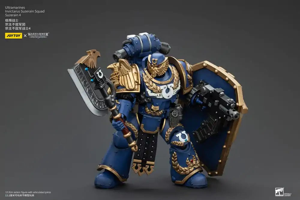 Warhammer The Horus Heresy Akčná figúrka 1/18 Ultramarines Invictarus Suzerain Squad Suzerain 4 12 cm termékfotó