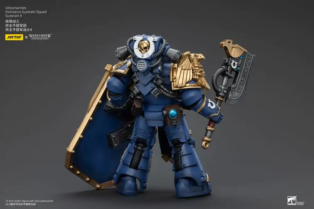 Warhammer The Horus Heresy Akčná figúrka 1/18 Ultramarines Invictarus Suzerain Squad Suzerain 4 12 cm termékfotó