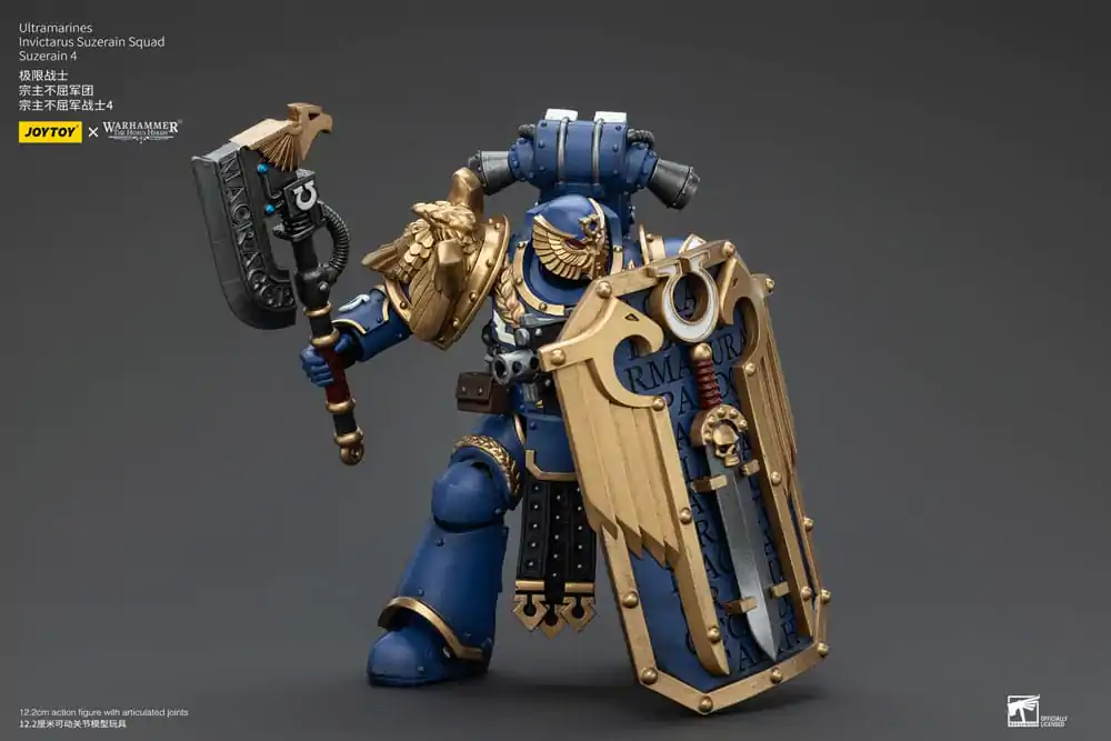 Warhammer The Horus Heresy Akčná figúrka 1/18 Ultramarines Invictarus Suzerain Squad Suzerain 4 12 cm termékfotó