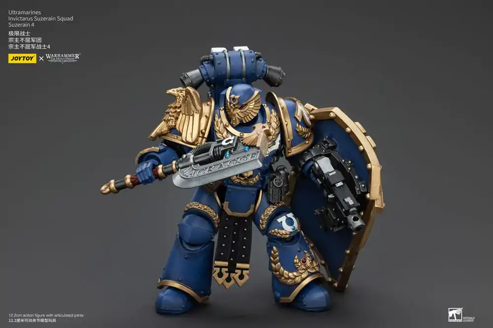 Warhammer The Horus Heresy Akčná figúrka 1/18 Ultramarines Invictarus Suzerain Squad Suzerain 4 12 cm termékfotó