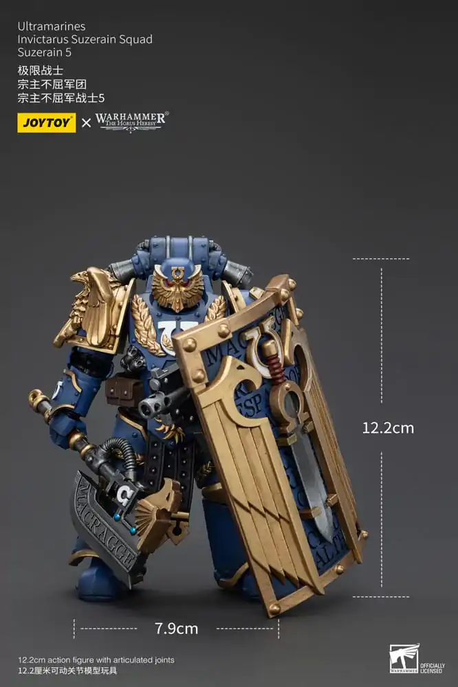 Warhammer The Horus Heresy Akčná figúrka 1/18 Ultramarines Invictarus Suzerain Squad Suzerain 5 12 cm termékfotó