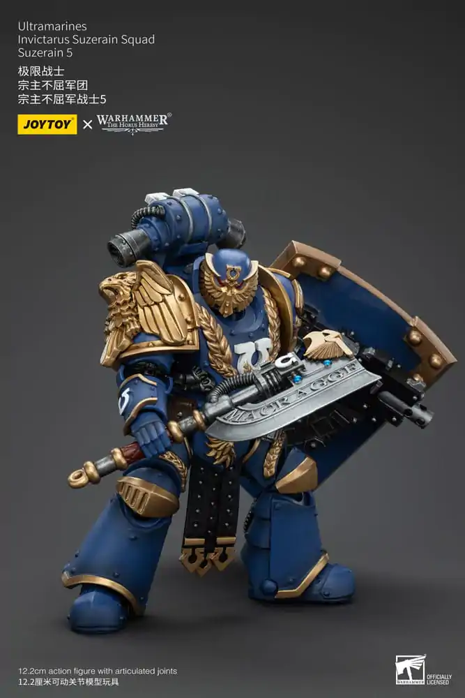 Warhammer The Horus Heresy Akčná figúrka 1/18 Ultramarines Invictarus Suzerain Squad Suzerain 5 12 cm termékfotó