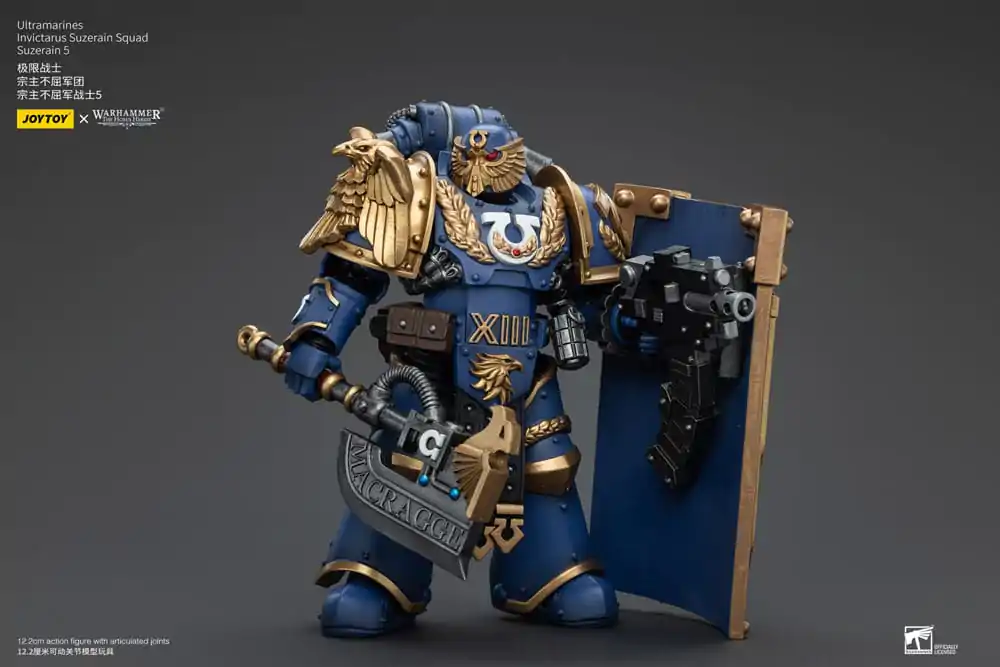 Warhammer The Horus Heresy Akčná figúrka 1/18 Ultramarines Invictarus Suzerain Squad Suzerain 5 12 cm termékfotó