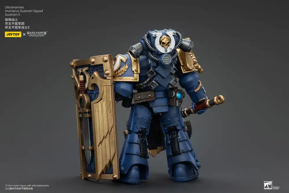 Warhammer The Horus Heresy Akčná figúrka 1/18 Ultramarines Invictarus Suzerain Squad Suzerain 5 12 cm termékfotó