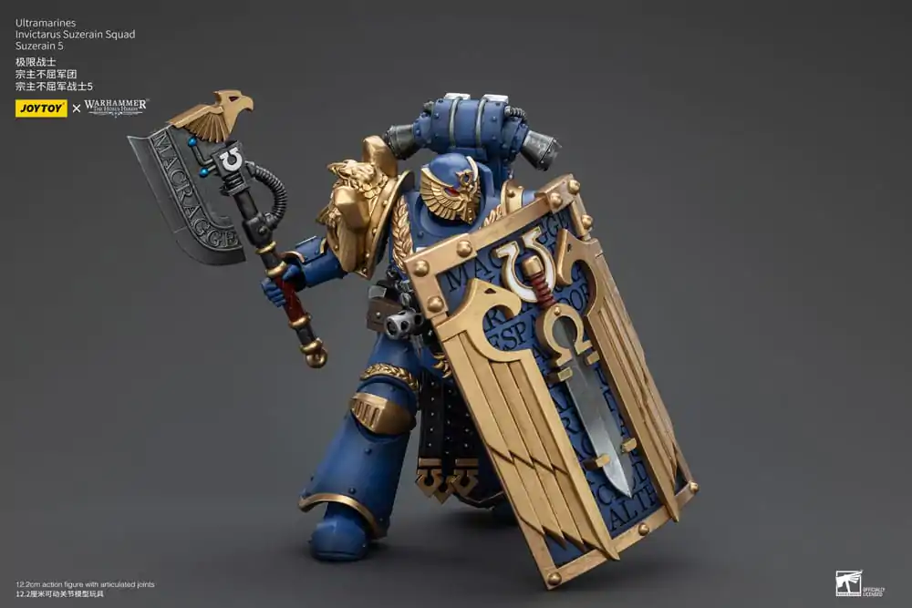 Warhammer The Horus Heresy Akčná figúrka 1/18 Ultramarines Invictarus Suzerain Squad Suzerain 5 12 cm termékfotó