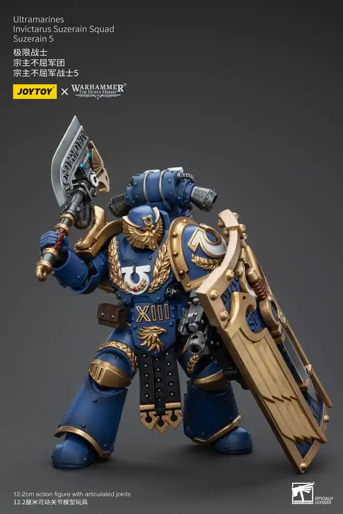 Warhammer The Horus Heresy Akčná figúrka 1/18 Ultramarines Invictarus Suzerain Squad Suzerain 5 12 cm termékfotó