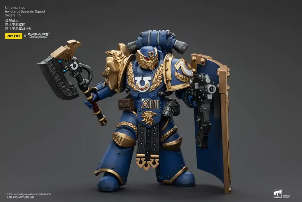 Warhammer The Horus Heresy Akčná figúrka 1/18 Ultramarines Invictarus Suzerain Squad Suzerain 5 12 cm termékfotó