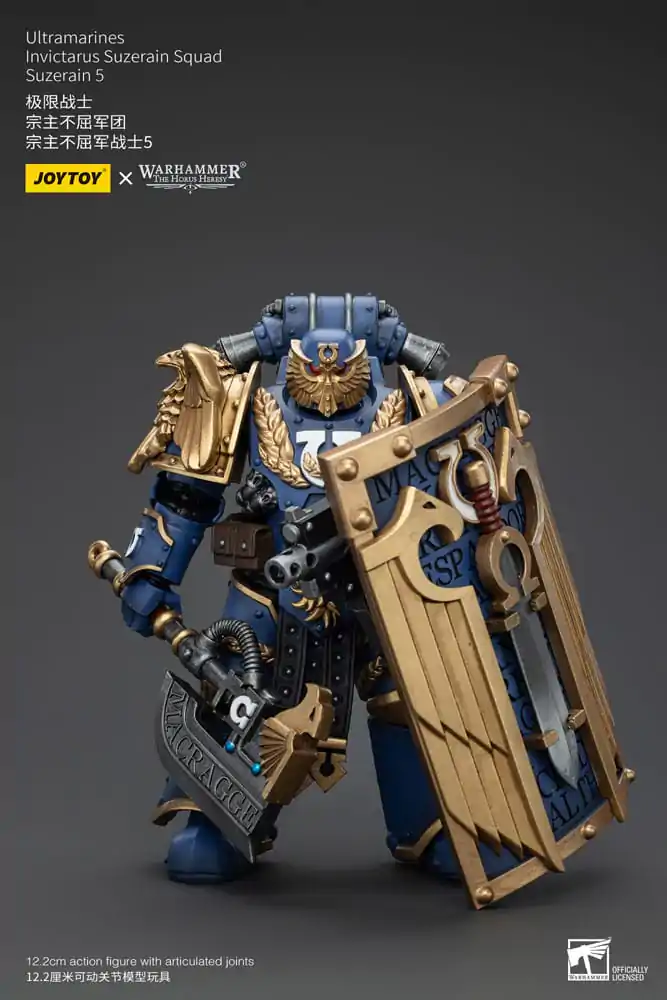 Warhammer The Horus Heresy Akčná figúrka 1/18 Ultramarines Invictarus Suzerain Squad Suzerain 5 12 cm termékfotó