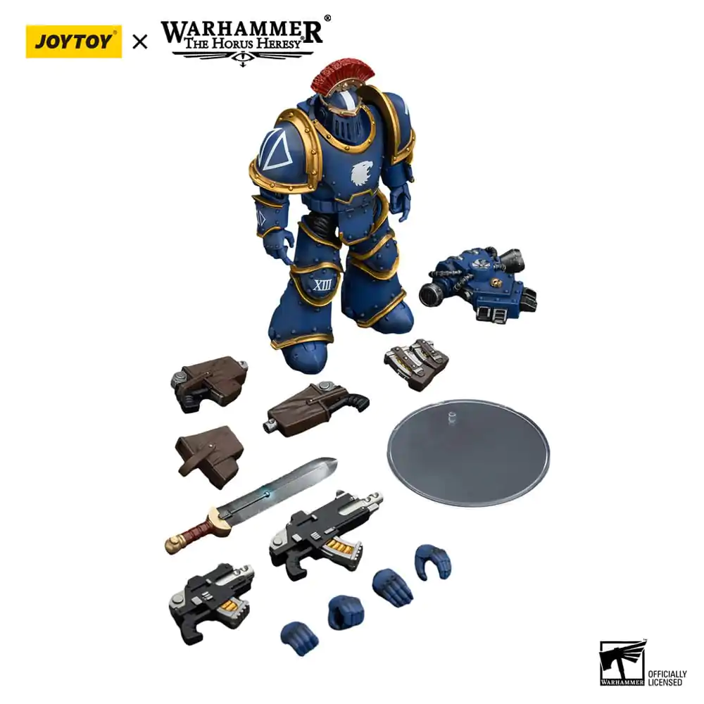 Warhammer The Horus Heresy Akčná figúrka 1/18 Ultramarines Legion MKIII Taktická čata Seržant s energetickým mečom 12 cm termékfotó