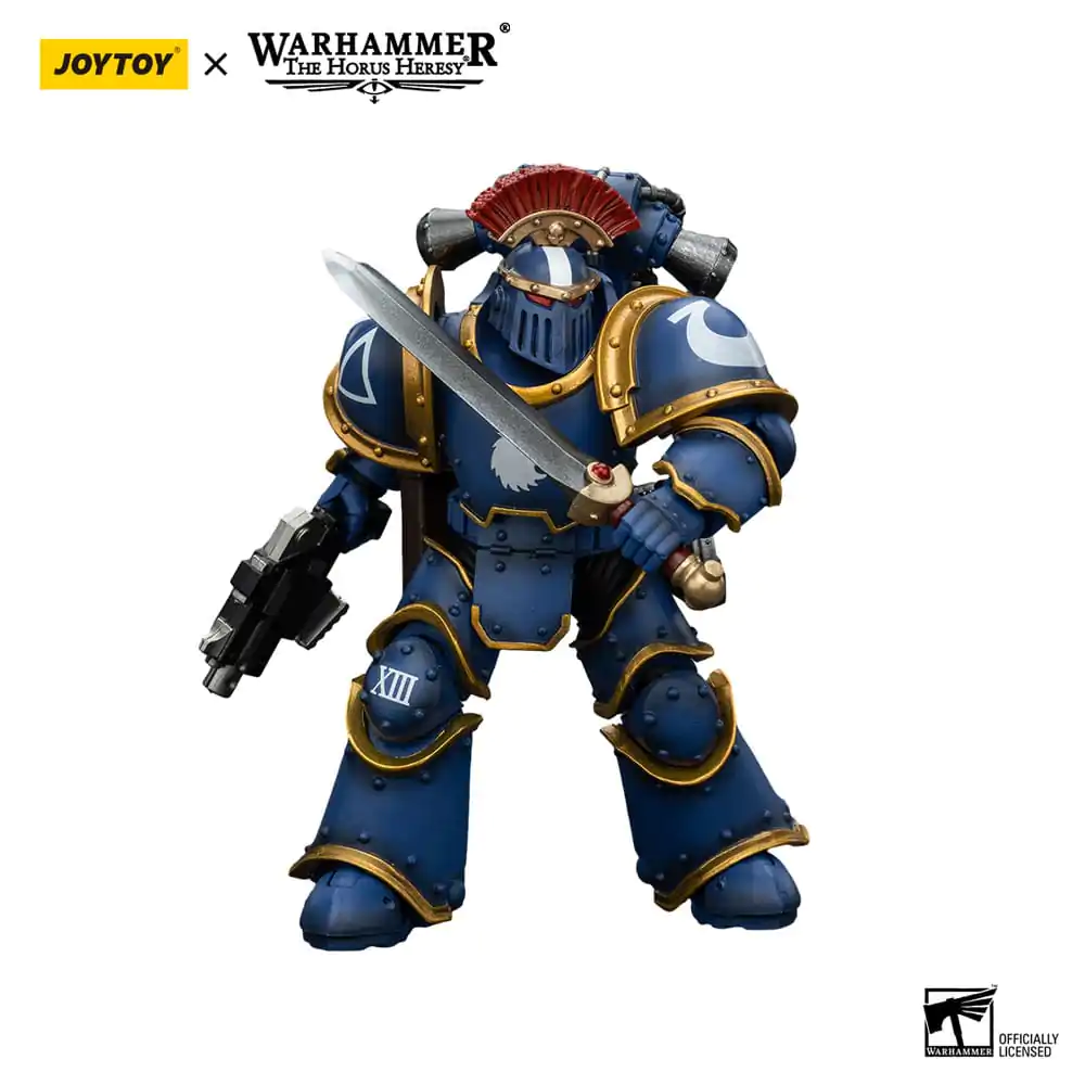 Warhammer The Horus Heresy Akčná figúrka 1/18 Ultramarines Legion MKIII Taktická čata Seržant s energetickým mečom 12 cm termékfotó